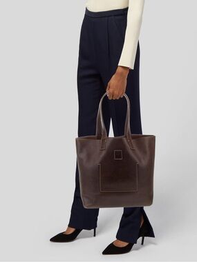Frye Brown Leather Tote Bag